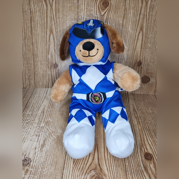 BUILD‎ A BEAR WORKSHOP Blue Power Ranger Dog - Picture 1 of 7